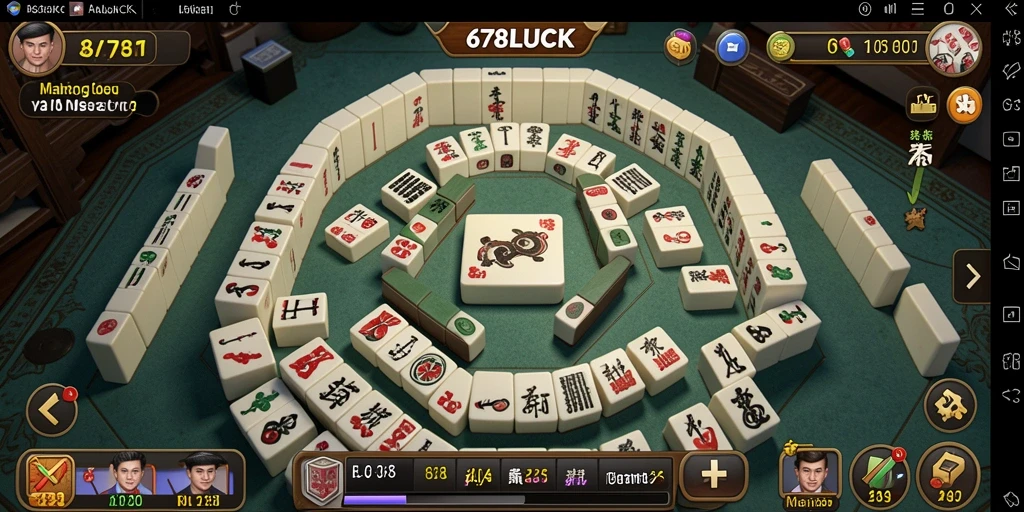 Screenshot gameplay menampilkan momen menegangkan dalam bermain Mahjong.
