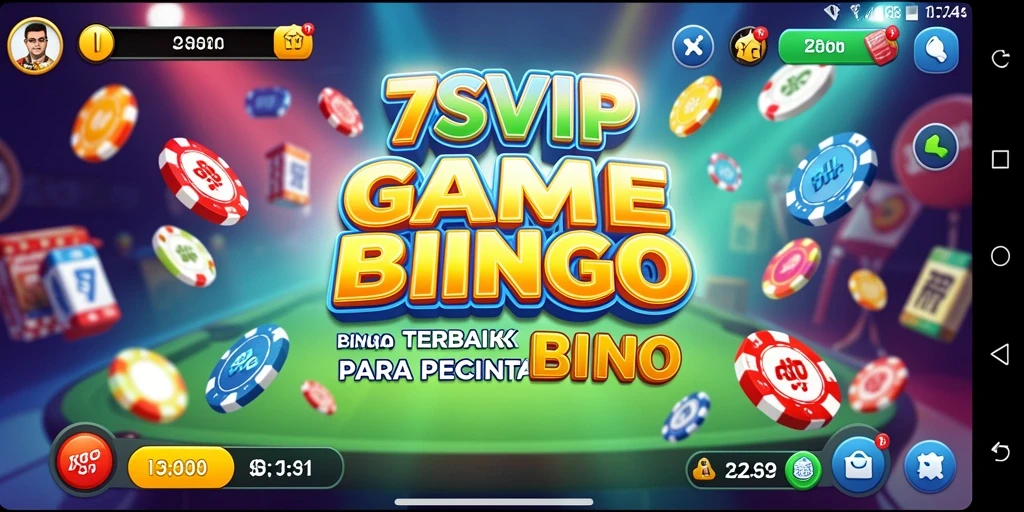 Tampilan gameplay Bingo yang seru di 7SVIP