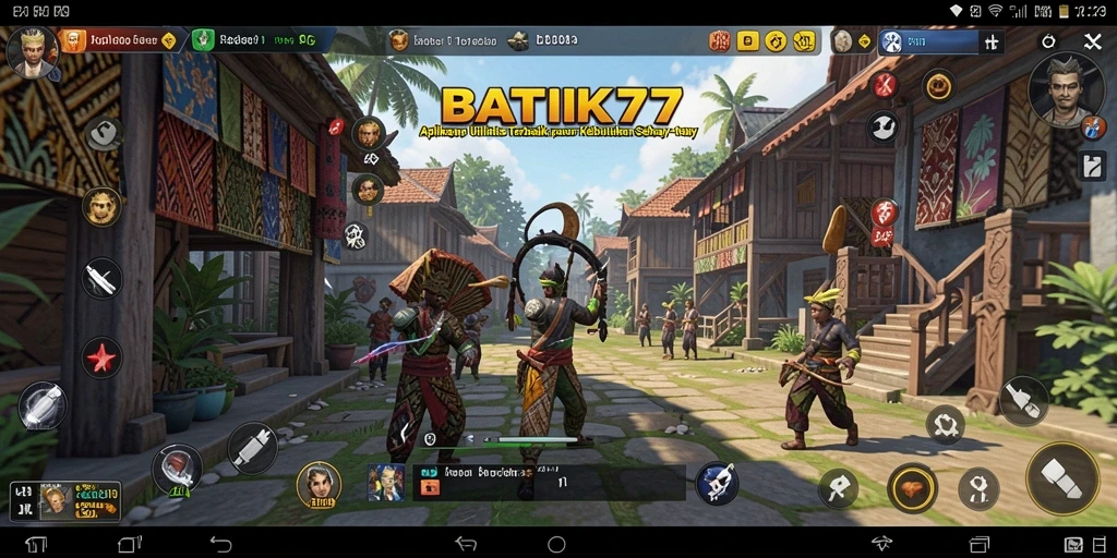 Tampilan antarmuka BATIK77 yang user-friendly dan fungsional.
