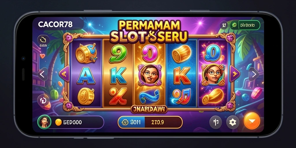 Tampilan gameplay slot yang mendebarkan dan penuh warna.
