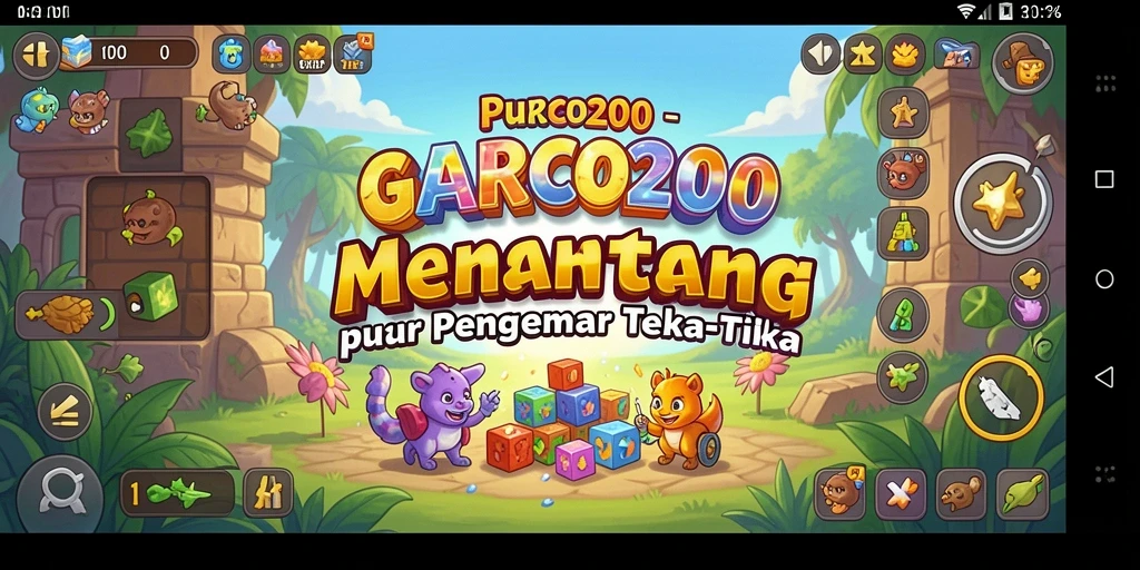 Tampilan gameplay GARCO200 yang menarik dalam permainan Puzzle.
