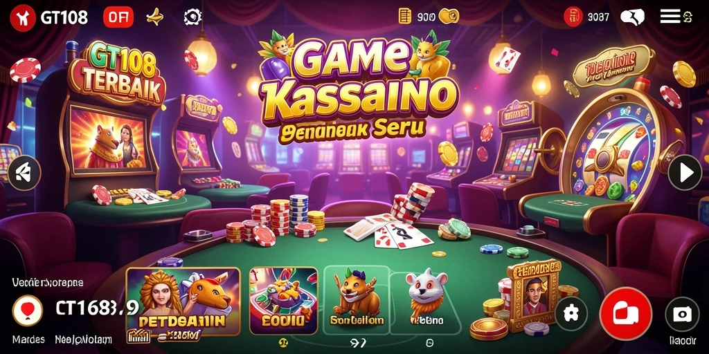 Screenshot GT108 menampilkan gameplay Kasino yang seru dan menarik.