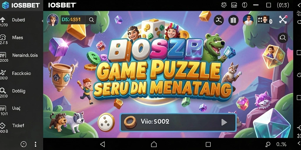 Tampilan gameplay menarik dari IOSBET yang menampilkan teka-teki seru.