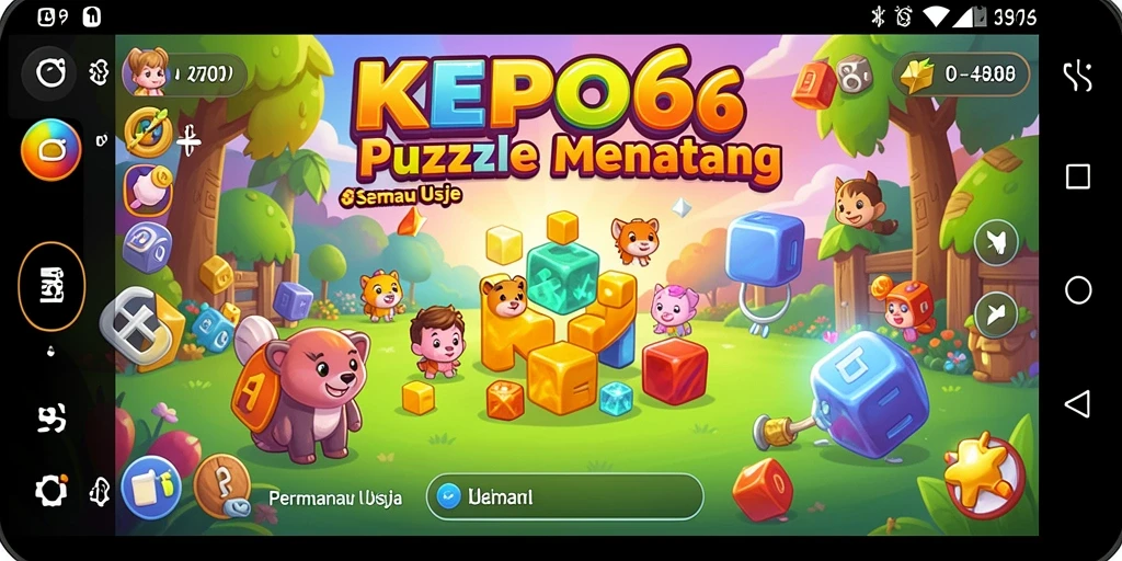 Tampilan menarik dari gameplay KEPO66 dengan teka-teki yang menantang.