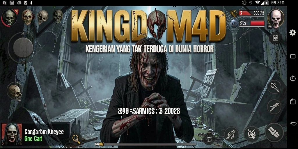 Tampilan gameplay KINGDOM4D yang mencekam dan menegangkan.