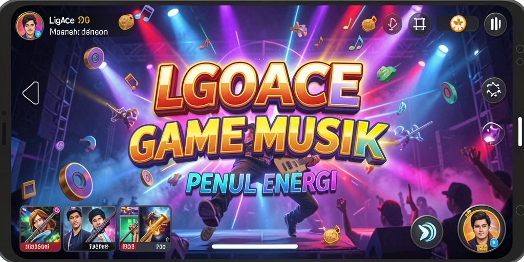 Screenshot gameplay LGOACE yang penuh aksi dan warna.