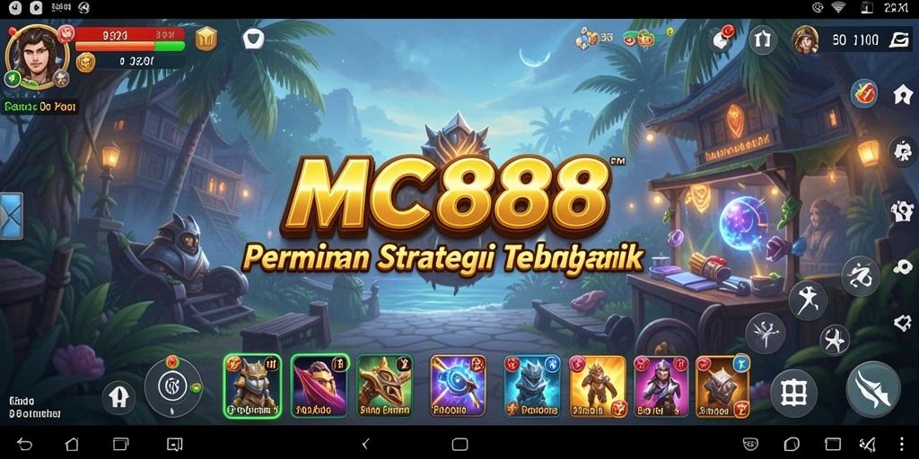 Tampilan gameplay <strong>MC888</strong> yang mendebarkan dalam pertempuran strategi.
