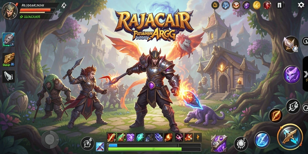 Tampilan gameplay RAJACAIR yang seru dalam aksi ARPG.