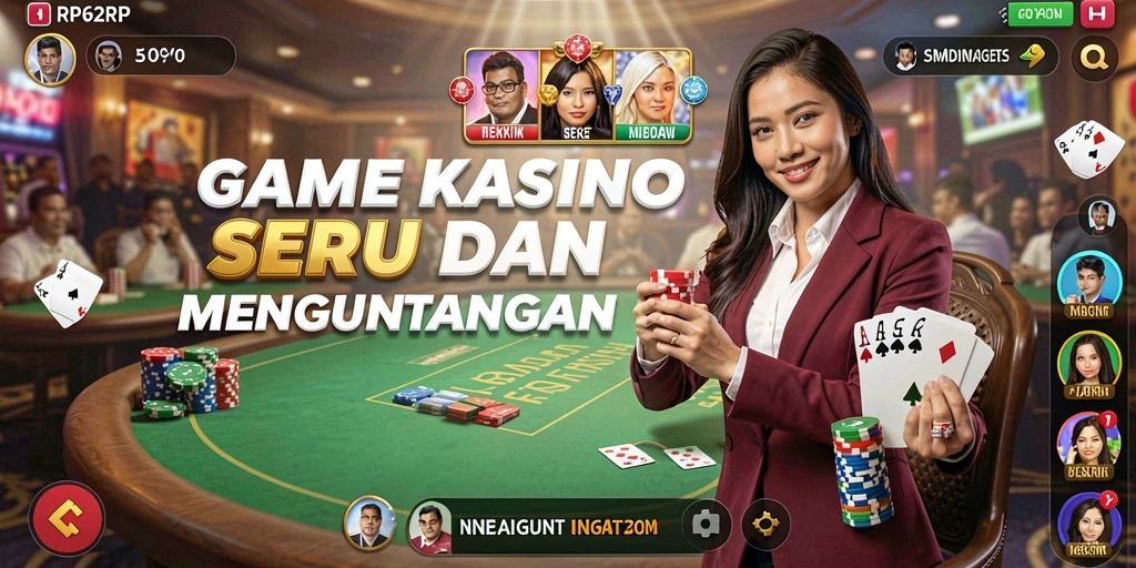 Tampilan gameplay menarik dari RP62RP yang menyajikan keseruan Kasino.