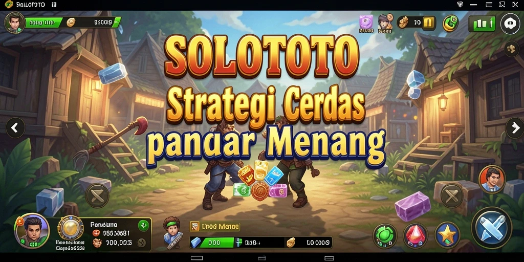 Tampilan gameplay menarik dari SOLOTOTO dengan berbagai taktik strategi.