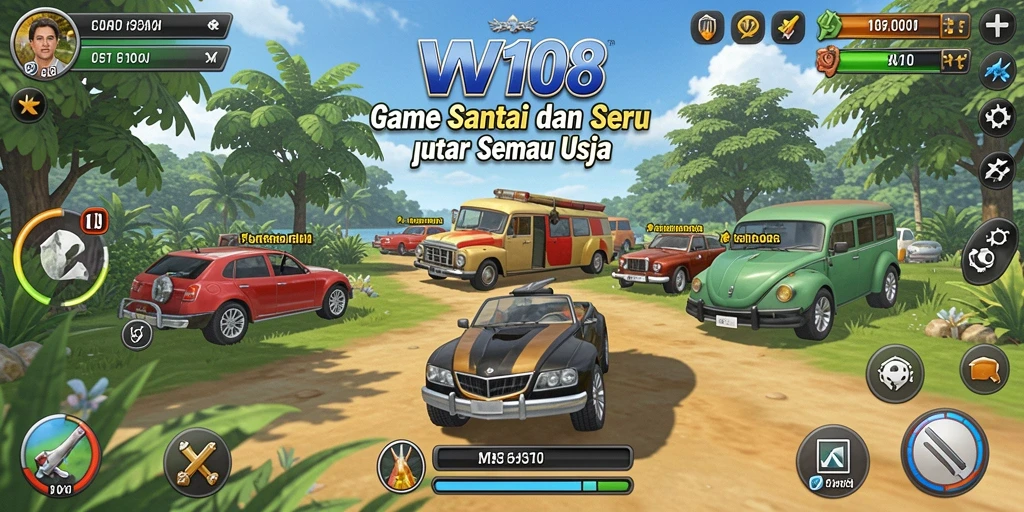 Tampilan gameplay seru dan menarik dalam VW108.